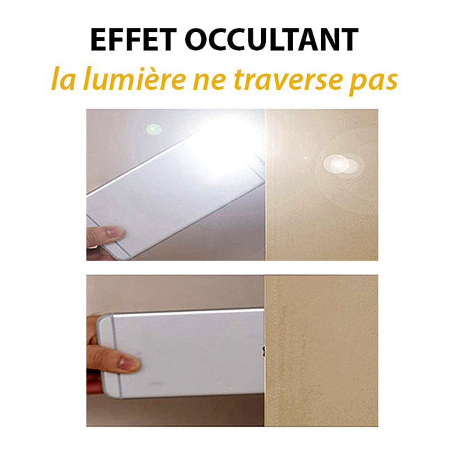 Grijs thermisch isolatiegordijn met ringen