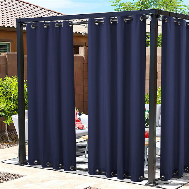 Zonwerend buitengordijn voor terras en tuin