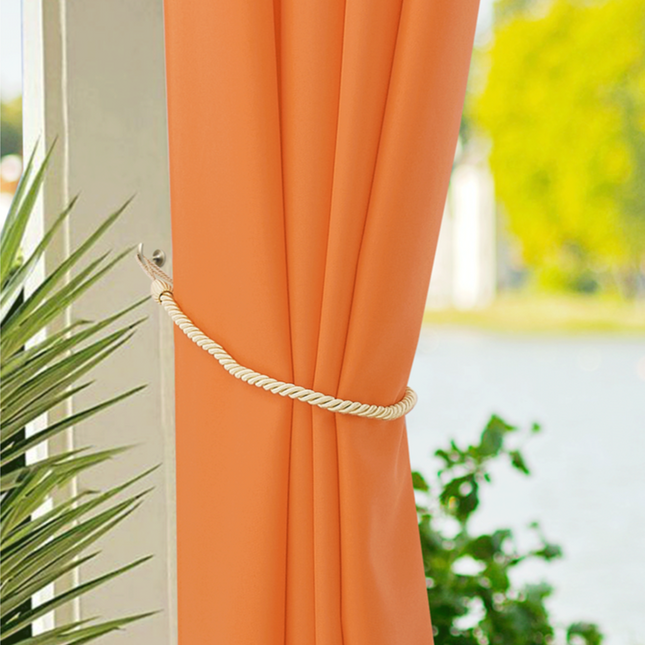 Zonwerend buitengordijn voor terras en tuin