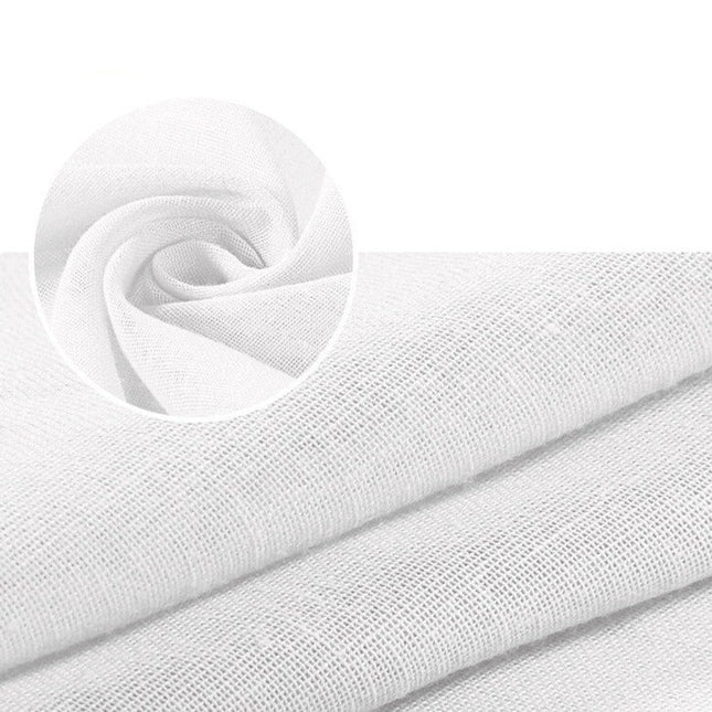 Tuingordijn met natuurlijke linnenlook