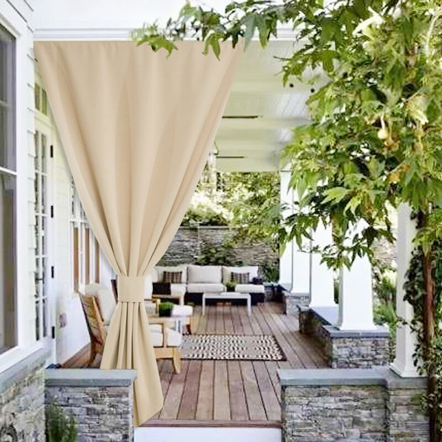 Winddicht buitengordijn voor terras en balkon