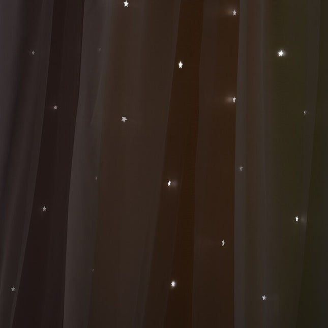 Kleurrijk buitengordijn voor terras en pergola