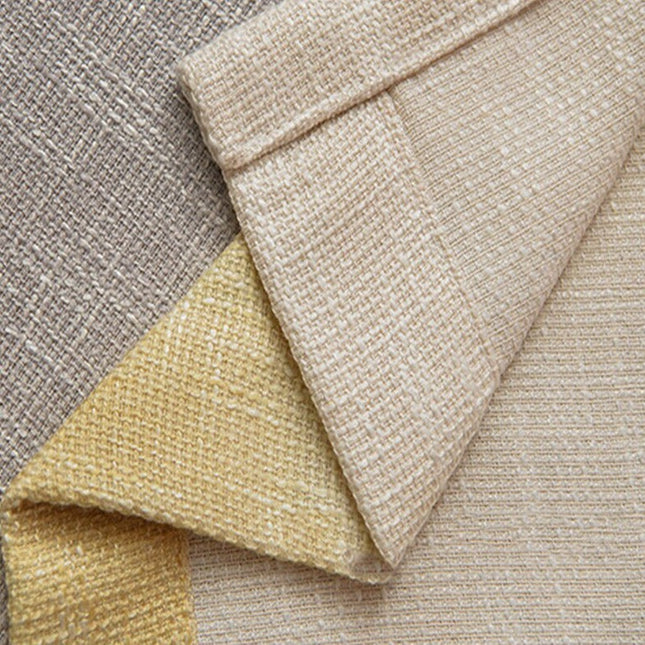 Modern gestreept gordijn met linnenlook