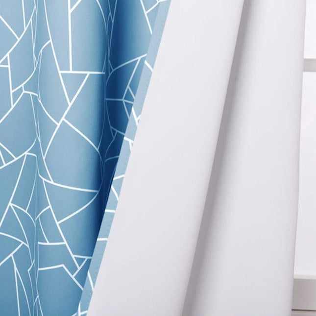 Verduisterend gordijn met modern geometrisch patroon