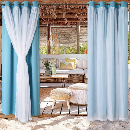 Waterafstotend tuingordijn voor balkon