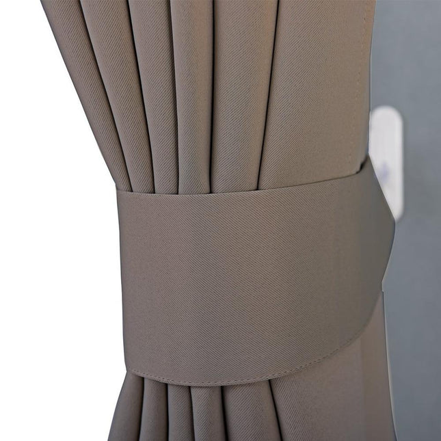 Effen verduisterend gordijn Ausken voor slaapkamer.