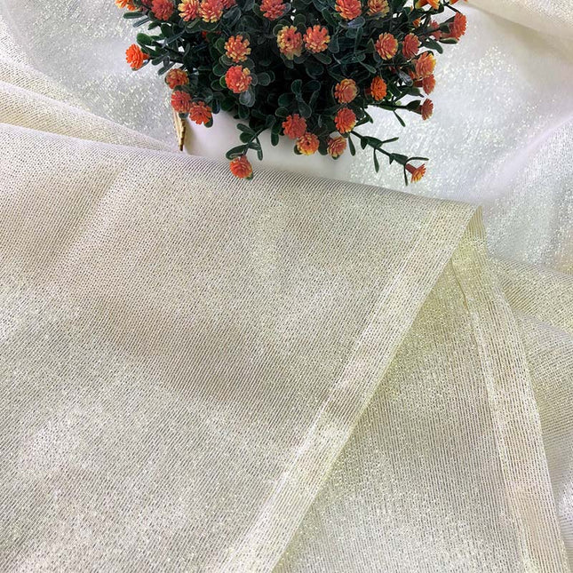 Luxe glinsterende vitrage voor woonkamer