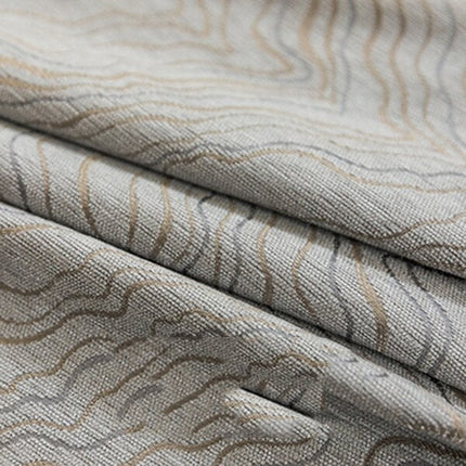 Grijs verduisterend gordijn met structuur