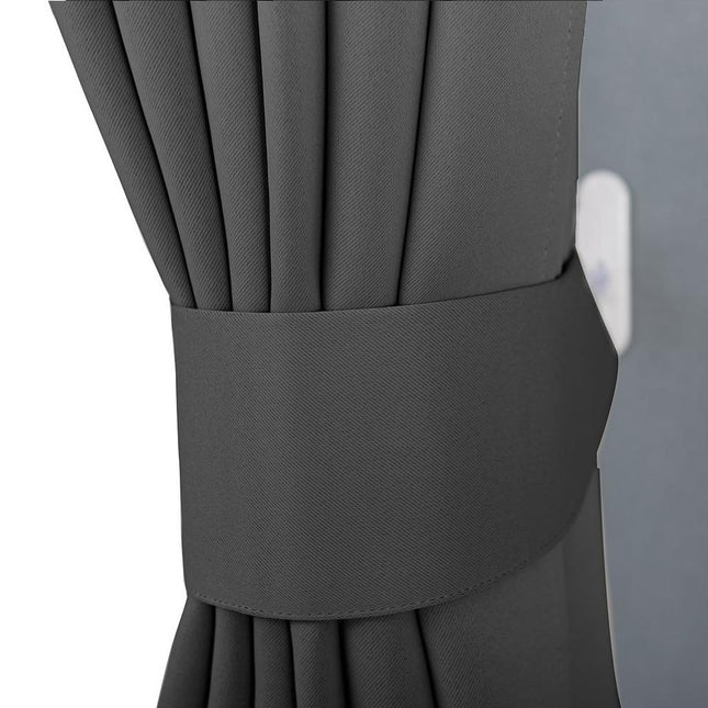 Effen verduisterend gordijn Ausken voor slaapkamer.