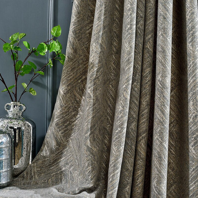 Verduisterend gordijn met geweven structuur