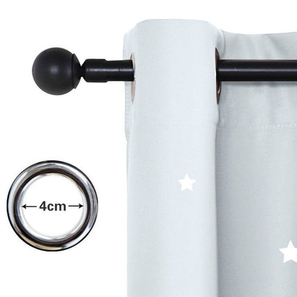 Verduisterend gordijn met sterrenhemel print