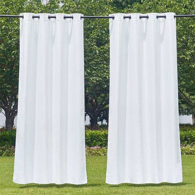 Waterdicht buitengordijn met ringen voor tuin