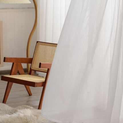 Moderne vitrage met subtiele streepstructuur