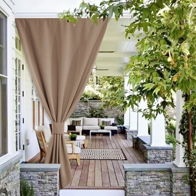 Winddicht buitengordijn voor terras en balkon