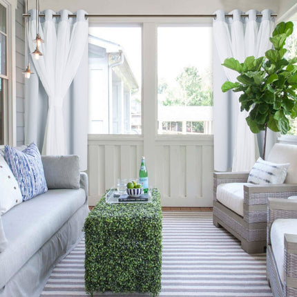 Waterafstotend tuingordijn voor balkon