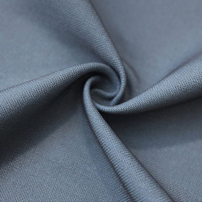 Modern gordijn met grijs geel kleurblok