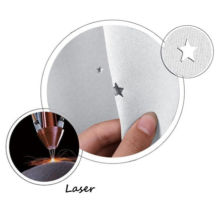 Verduisterend gordijn met sterrenhemel print