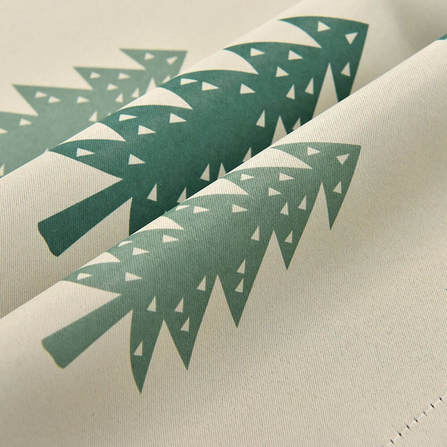 Verduisteringsgordijn kinderkamer met bos en herten