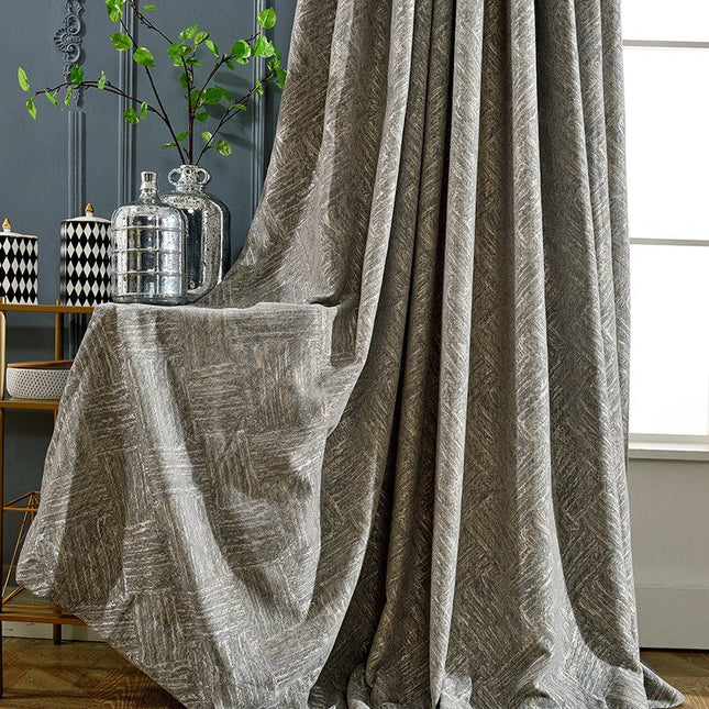 Verduisterend gordijn met geweven structuur