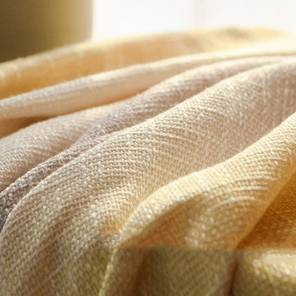 Modern gestreept gordijn met linnenlook