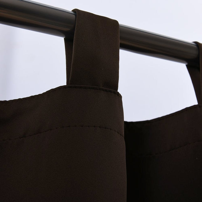 Thermisch verduisterend gordijn met lussen