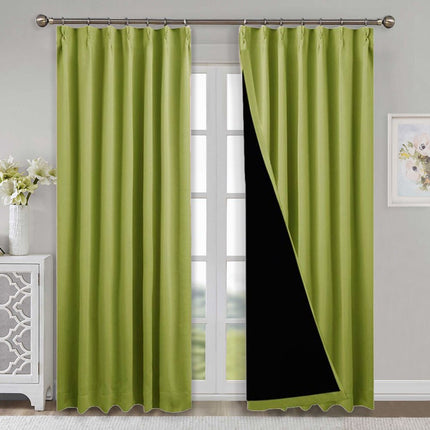 100% verduisterend gordijn met zwarte voering