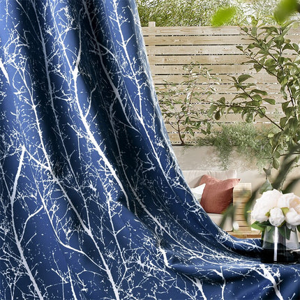 Waterafstotend buitengordijn met takkenmotief