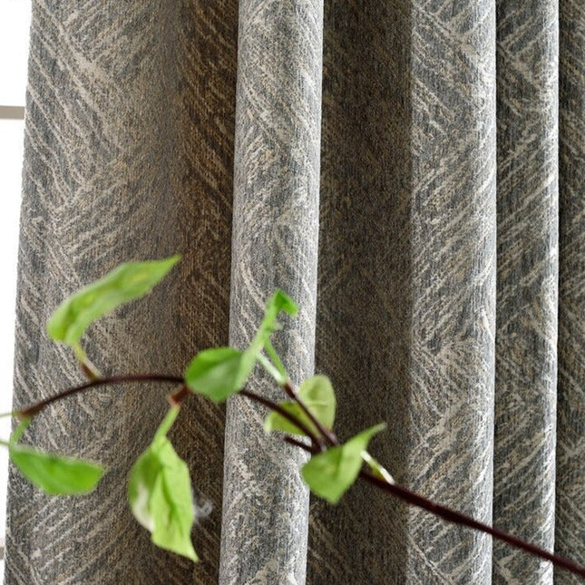 Verduisterend gordijn met geweven structuur