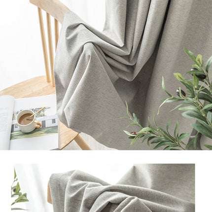 Lichtdicht gordijn met fijne textuur