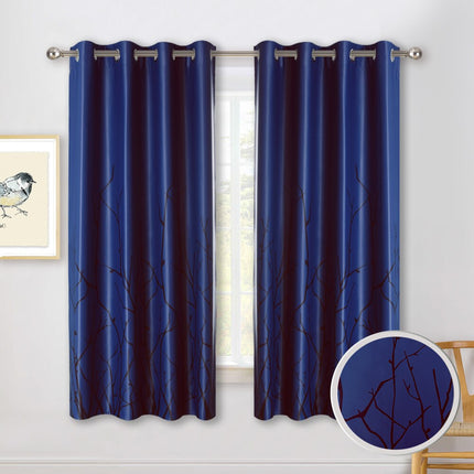 Gordijn met modern takkenmotief