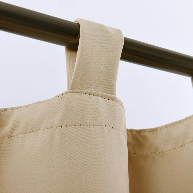 Thermisch verduisterend gordijn met lussen