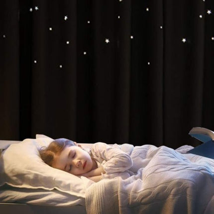 Verduisterend gordijn met sterrenhemel print