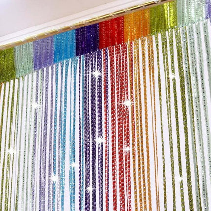 Vitrage gordijn met verticale structuur