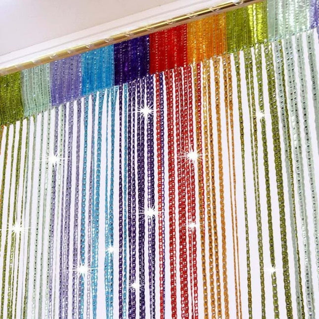 Vitrage gordijn met verticale structuur