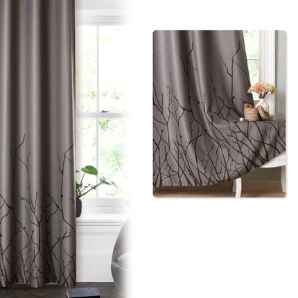 Gordijn met modern takkenmotief