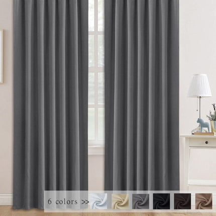 Thermisch verduisterend gordijn met lussen