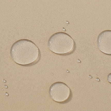 Verduisterend verandagordijn met RVS ringen