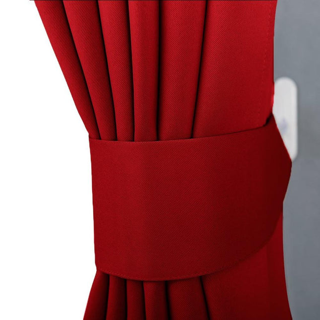 Effen verduisterend gordijn Ausken voor slaapkamer.