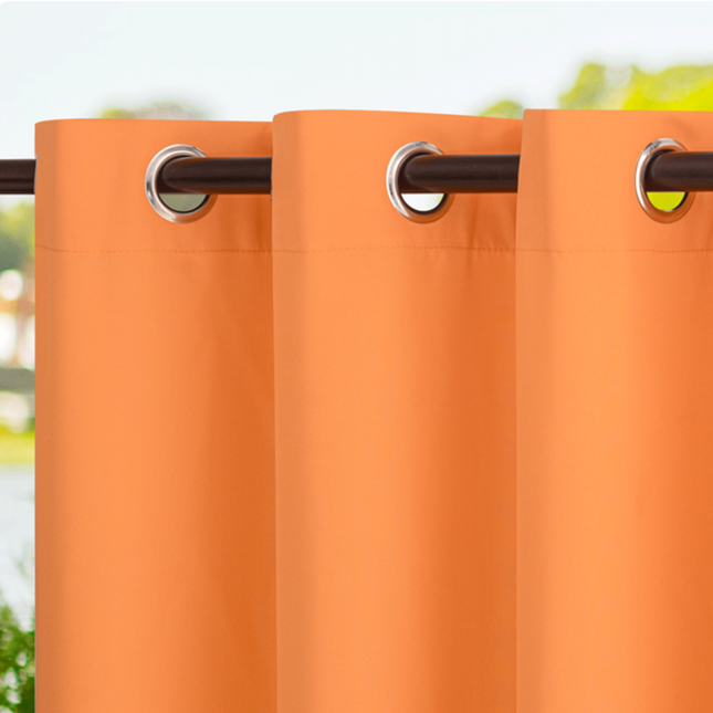 Zonwerend buitengordijn voor terras en tuin