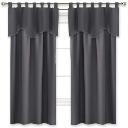 Verduisterende gordijnset met volant