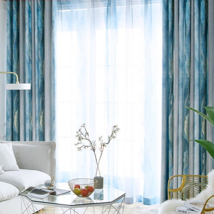 Gordijn met modern visgraatpatroon