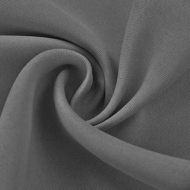 Grijs waterbestendig buitengordijn voor pergola.