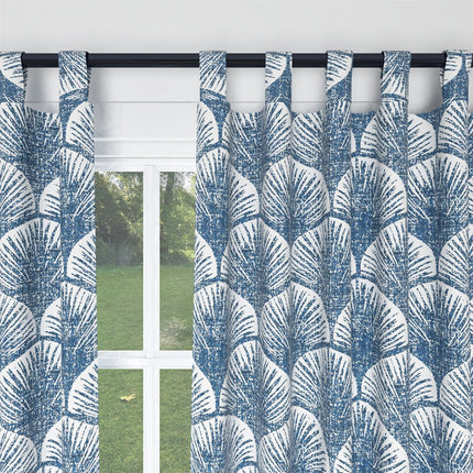 Gordijn met Japans waaierpatroon design