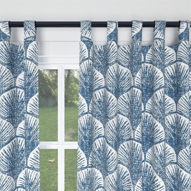 Gordijn met Japans waaierpatroon design