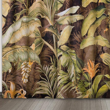Verduisterend gordijn Liekson met tropische jungleprint.