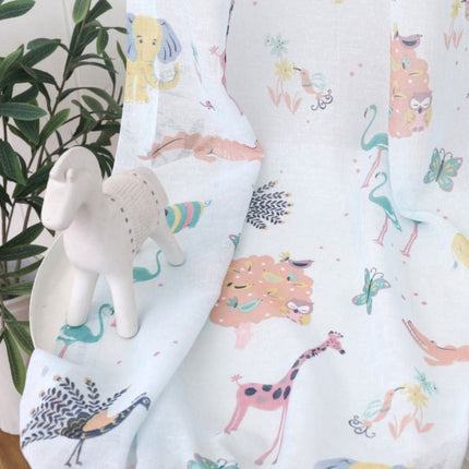 Vitrage kinderkamer met schattige uiltjes