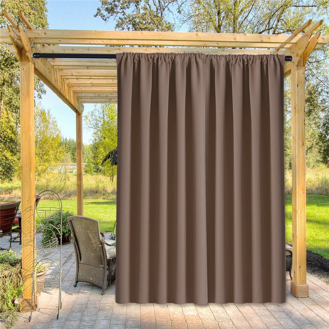 Weerbestendig buitengordijn voor terras pergola