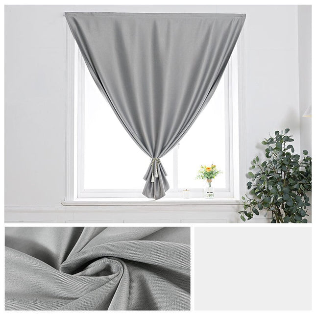 Verduisterend raamgordijn met zelfklevend klittenband.