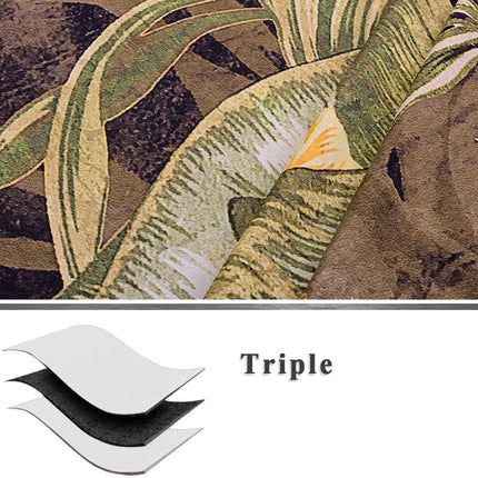 Verduisterend gordijn Liekson met tropische jungleprint.