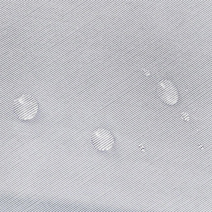 Waterafstotend vitrage buitengordijn met ringen